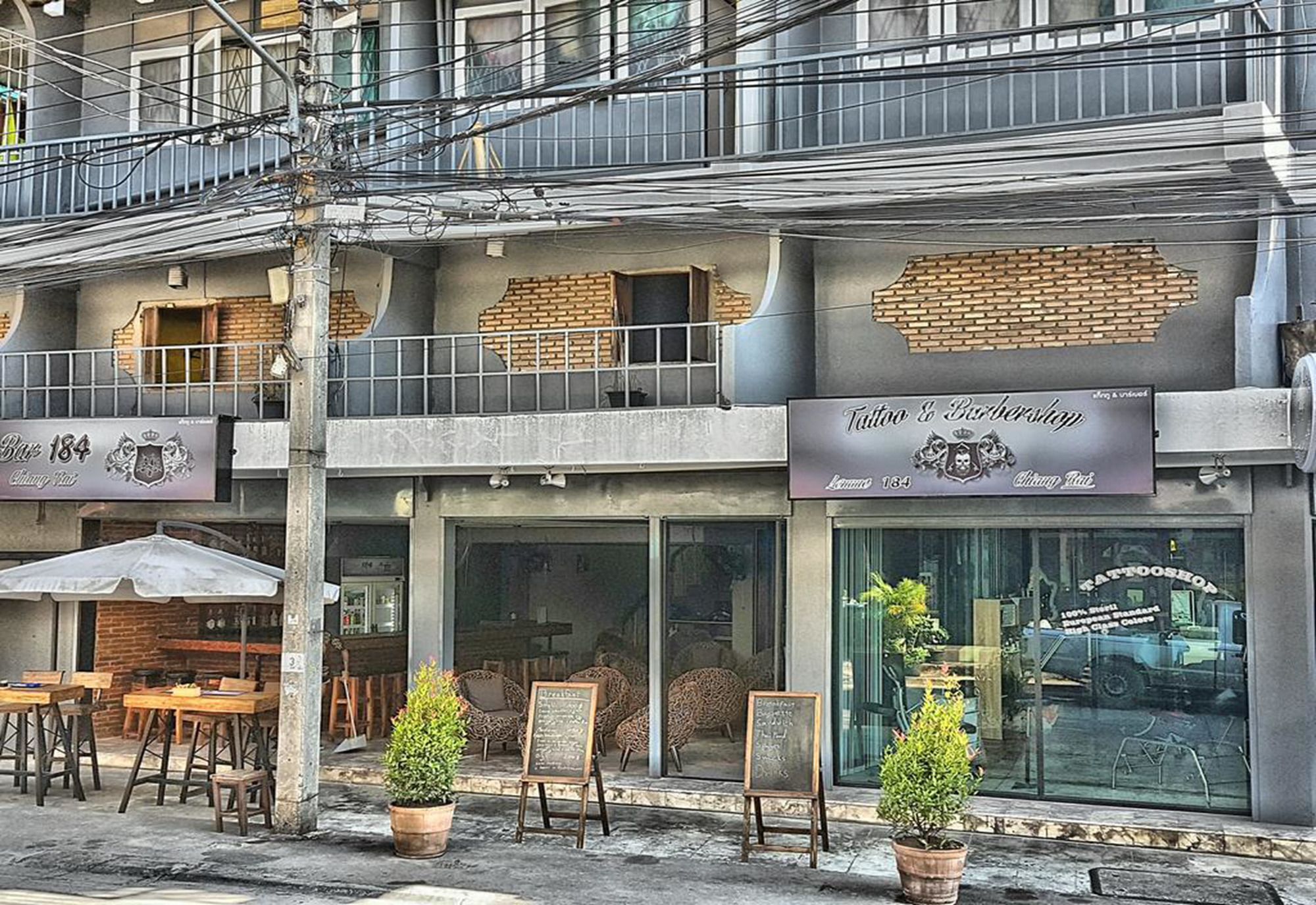 Bar 184 Party Hostel (Adults Only) Чианграй Экстерьер фото